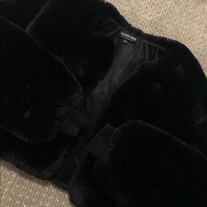 Fashion Nova cropped fur coat